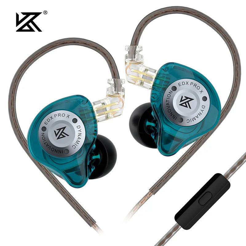 KZ-EDX Pro X — Fone In-Ear com Microfone e Driver Dinâmico