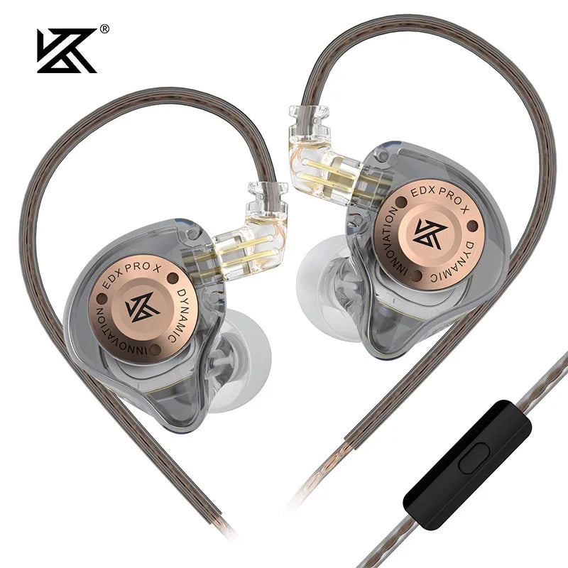 KZ-EDX Pro X — Fone In-Ear com Microfone e Driver Dinâmico