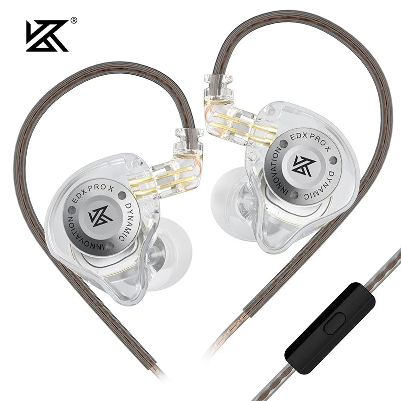 KZ-EDX Pro X — Fone In-Ear com Microfone e Driver Dinâmico