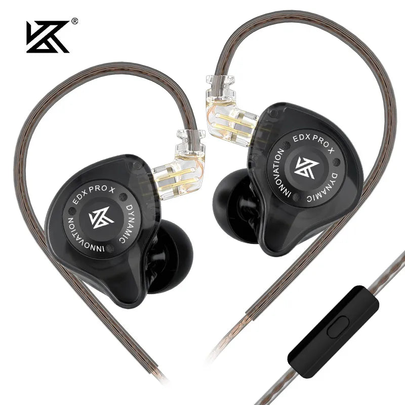 KZ-EDX Pro X — Fone In-Ear com Microfone e Driver Dinâmico